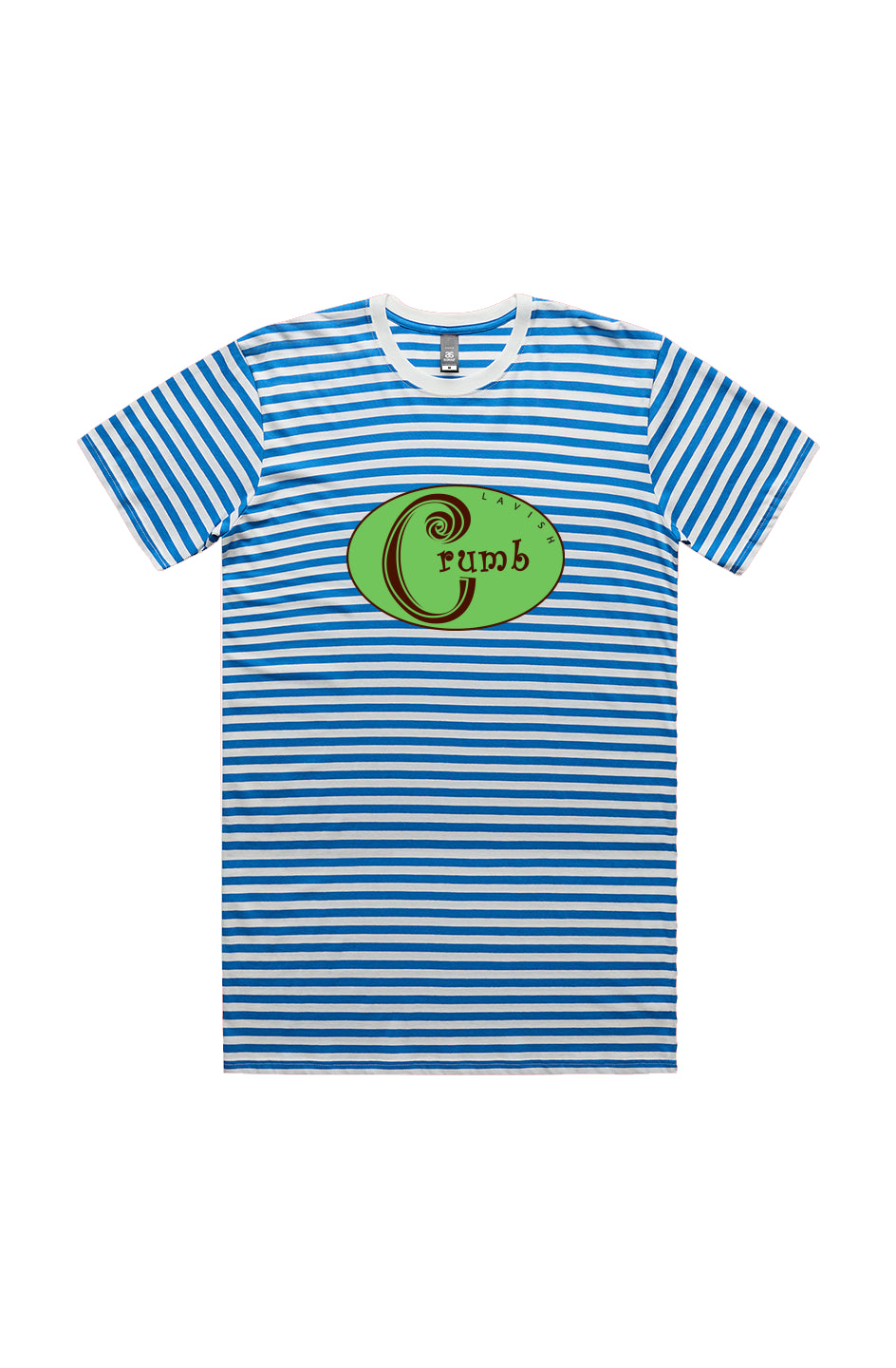 Natural Mid Blue Stripe T-Shirt