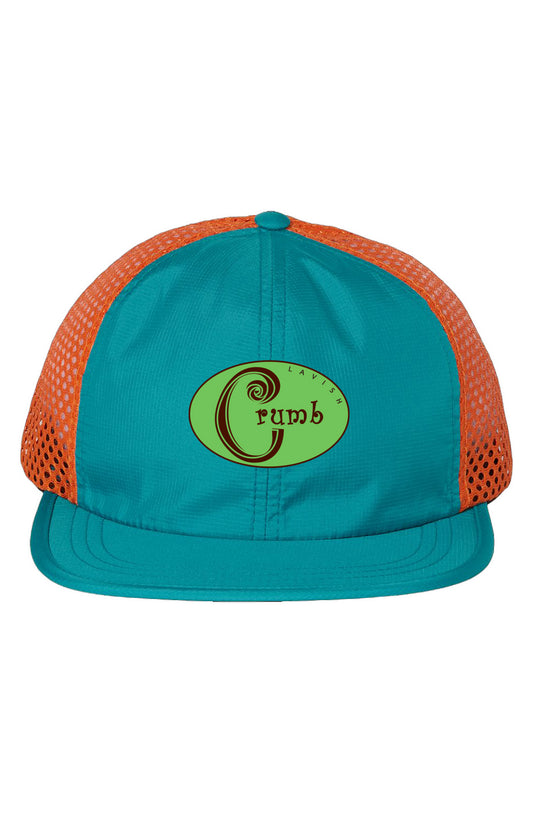 Teal/ Orange Rogue Wide Mesh Cap