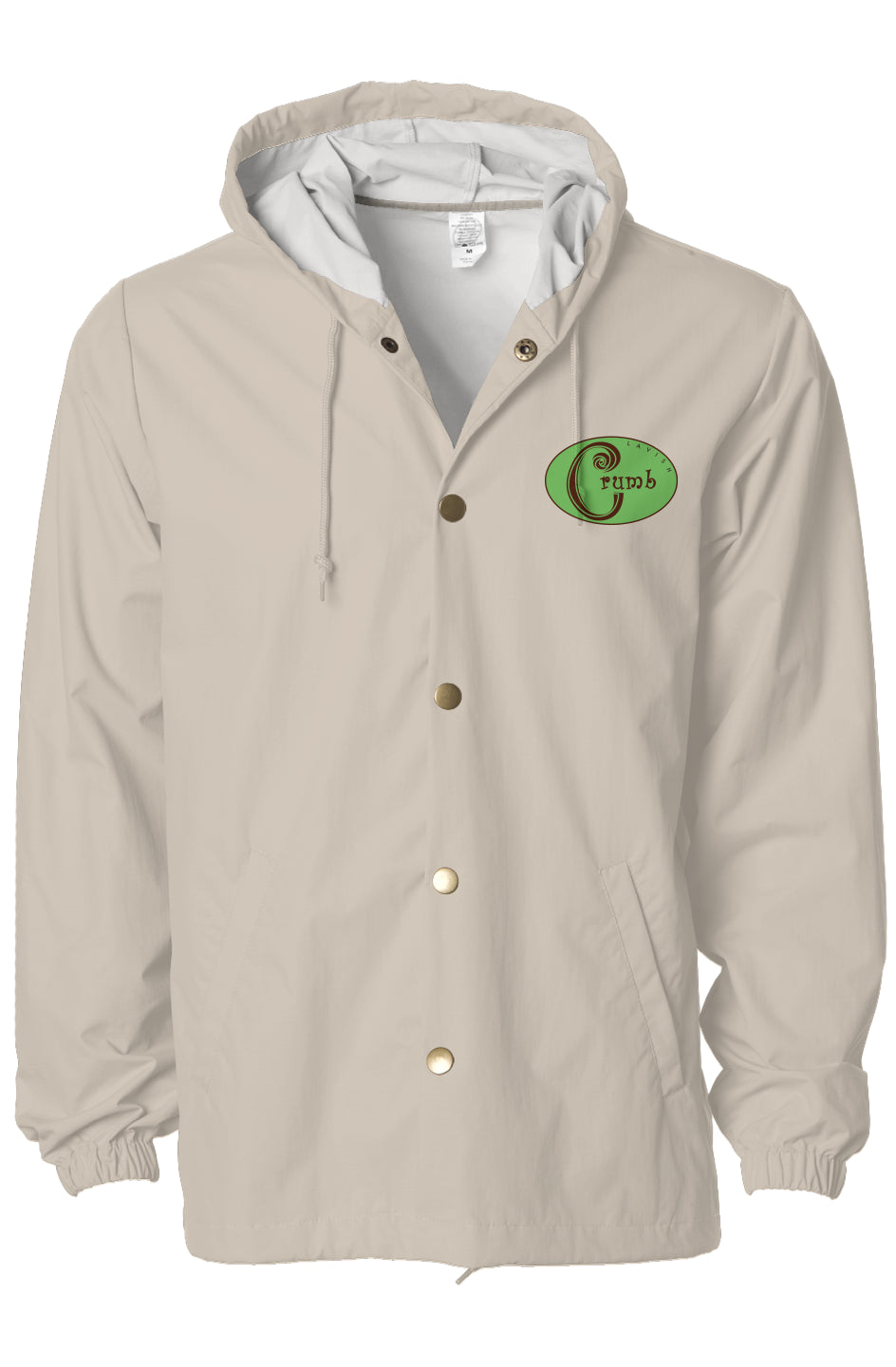 Water-Resistant Hooded Windbreaker Jacket