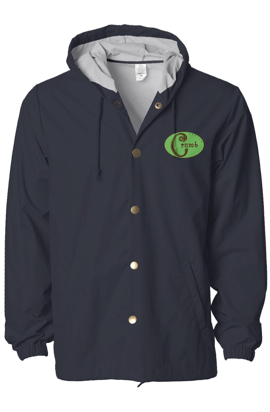 Water-Resistant Hooded Windbreaker Jacket