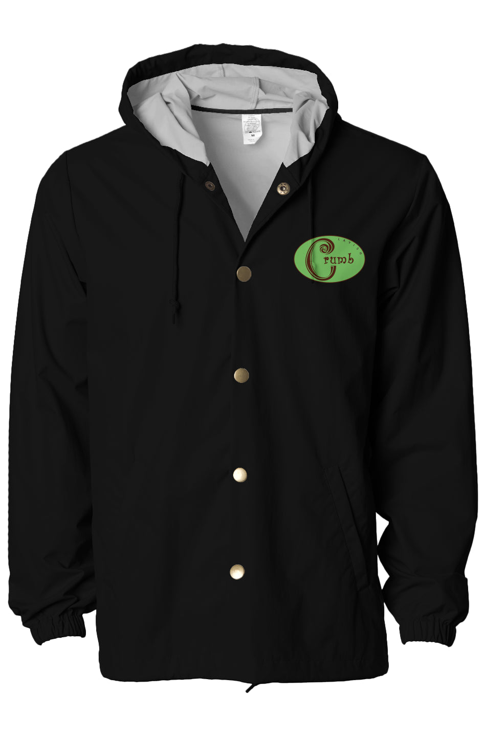 Water-Resistant Hooded Windbreaker Jacket