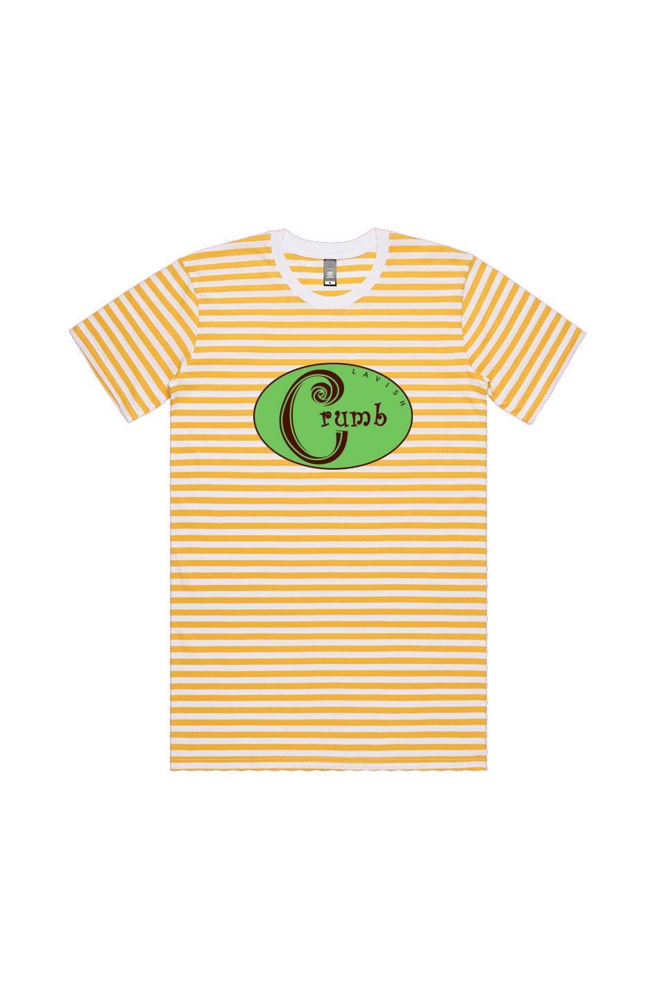 White Yellow Stripe T-Shirt 